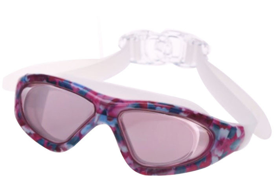 Os óculos de proteção ajustáveis da natação do silicone do ângulo personalizaram o logotipo/cor