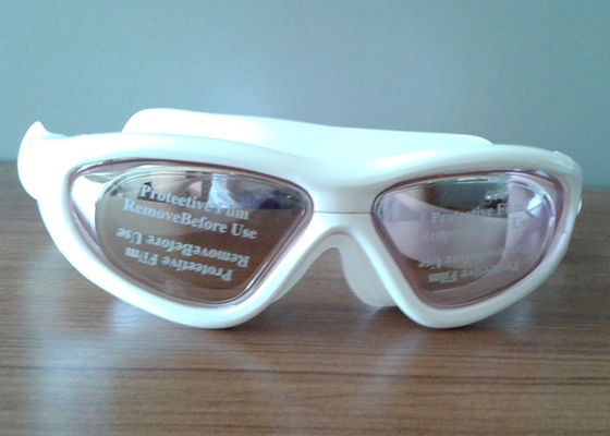 100% óculos de proteção amigáveis da natação do silicone de Eco, óculos de proteção da nadada da Anti-névoa