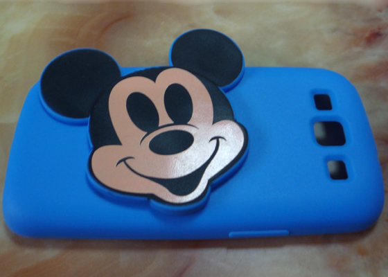 O rato micky azul Samsung telefona ao caso do telemóvel do caso para a galáxia 3 i9300 de Samsung